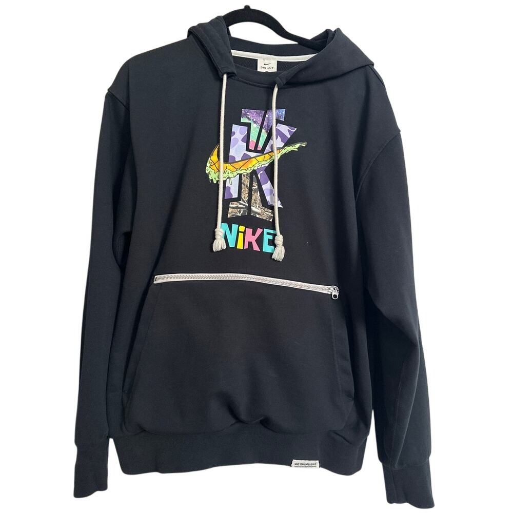 Nike Kyrie Irving Dri-FIT Standard Issue Graphic‎ Hoodie Black Large DD9012-010